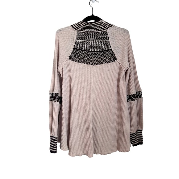 Free People Pink and Black Knit Top - Picture 4 of 12